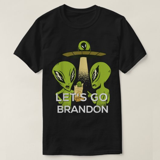 T-shirt Funny Alien UFO Abduction Design (Design devant)