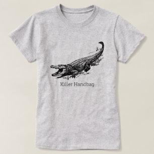 T-shirt Funny Alligator KILLER HANDBAG