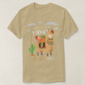 T-shirt Funny Alpaca  (Design devant)