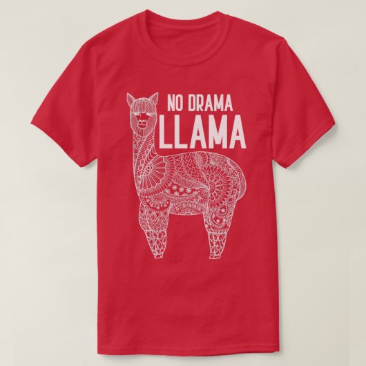 T-shirt Funny Alpaca Llama Cadeau Animal Llama (Design devant)