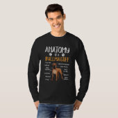 T-shirt Funny Anatomy Bullmastiff Chien (Devant entier)