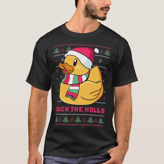 T-shirt Funny and Cute Duck Puns Merry Christmas Duck The  (Devant)