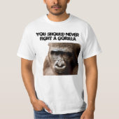 T-shirt Funny Angry Macho Gorilla Humoristique Monkey T-Sh (Devant)