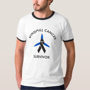 T-shirt Funny Anti Trump Humour, Windmill Cancer Survivor