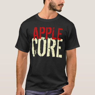 T-Shirt Funny Apple Core  Garment