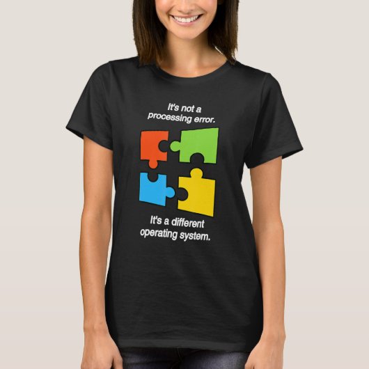 T-shirt Funny April Autism Awareness Ribbon Puzzle Autisti (Devant)