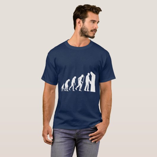 T-shirt Funny Arcade Evolution arcade vidéo ancienne école (Devant entier)