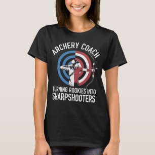 T-shirt Funny Archery Coach Rookies dans des tireurs d'éli