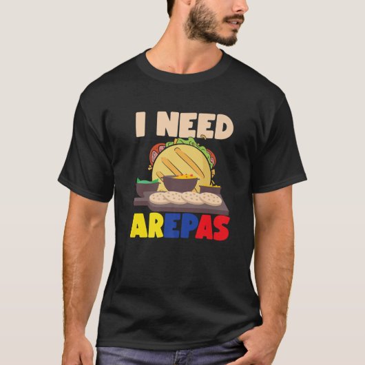 T-shirt Funny Arepa (Devant)