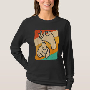 T-shirt Funny ASL American Sign Language, (explicite) Nove