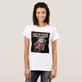 T-shirt Funny Astronaut Cat T-Shirt: Lost in Space, Pet (Devant entier)