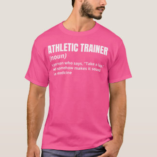 T-shirt Funny Athleticrainer Sportsraining White friend