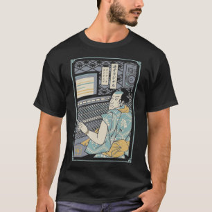 T-shirt Funny AUDIO INGÉNIEUR SAMURAI Guerrier Japonais A