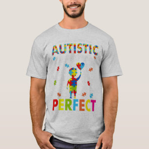 T-shirt Funny Autism cite "La société dit que je suis auti