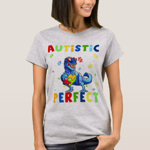 T-shirt Funny Autism cite "La société dit que je suis auti