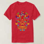 T-shirt Funny Autistic Skull Heart Puzzle Sensibilisation  (Design devant)