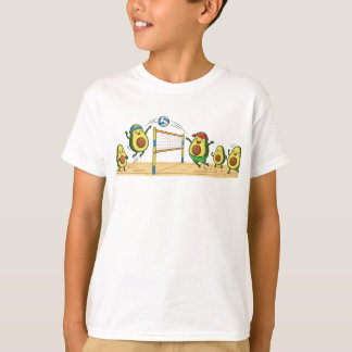 T-shirt Funny Avocado Beach Volleyball Pun