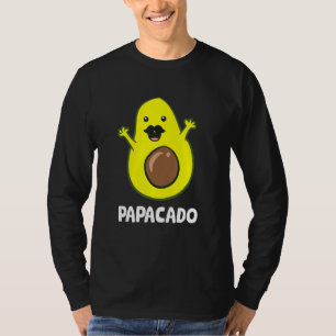 T-shirt Funny Avocado Dad Vegan Guacamole Avocado Papacado