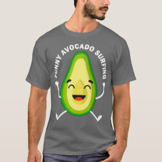 T-shirt FUNNY AVOCADO SURFER fruit Lovely Classy 2