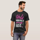 T-shirt Funny Axe Throwing   Ax Thrower Girls Throw It Bes (Devant entier)