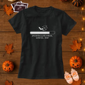T-shirt Funny Baby Chargement Progrès Halloween Maternité