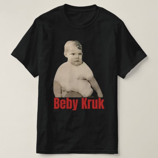 T-shirt Funny Baby Kruk chemise, Baby Kruk hommes (Design devant)