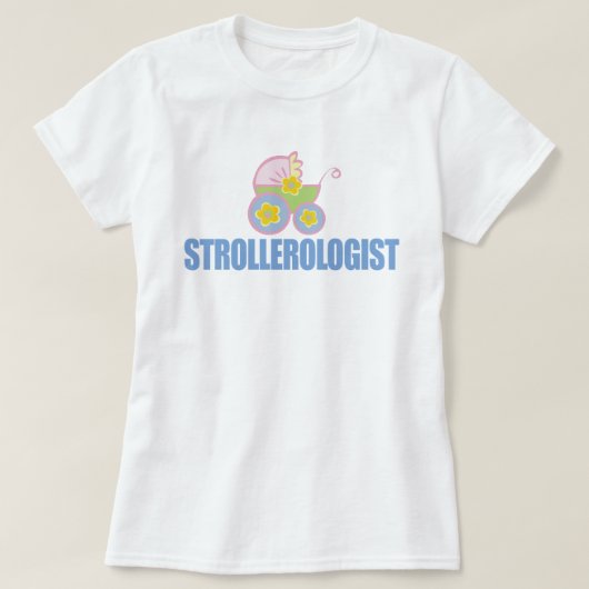 T-shirt Funny Baby Stroller (Design devant)