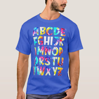 T-shirt Funny Back To School Hi Alphabet Pre K kindergarte