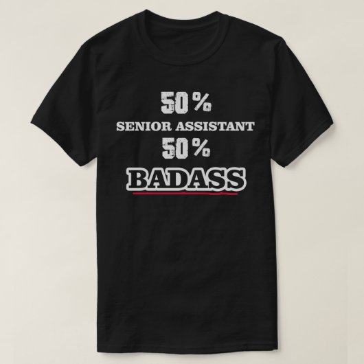 T-shirt Funny Badass Assistant principal (Design devant)