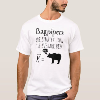 T-shirt Funny Bagpipes - Ours moyen