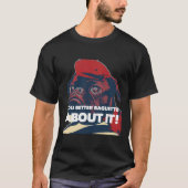 T-shirt Funny baguette baguette baguette baguette pug aman (Devant)