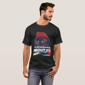 T-shirt Funny baguette baguette baguette baguette pug aman (Devant entier)