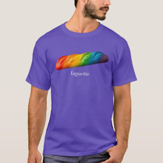 T-shirt Funny Baguette Rainbow Faguette LGBTQ Pride Month