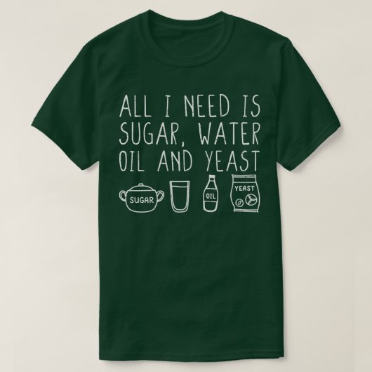 T-shirt Funny Baker Bread Baker Bread Baking (Design devant)