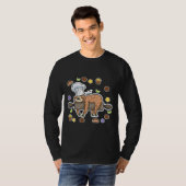 T-shirt Funny Baking Sloth Baker Cupcake Actif (Devant entier)