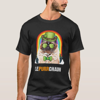 T-shirt Funny Balinese-Javanese Cat Lepurrchaun St Patrick