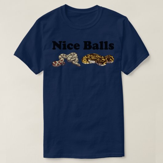 T-shirt Funny Ball Python Snake (Design devant)