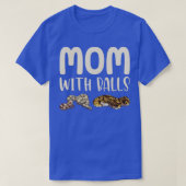 T-shirt Funny Ball Python Snake4 (Design devant)
