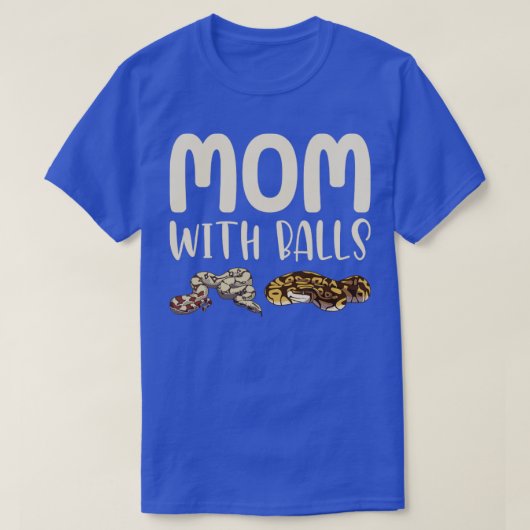 T-shirt Funny Ball Python Snake4 (Design devant)