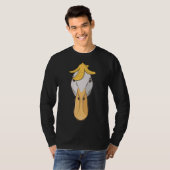 T-shirt Funny Banana Canard Funny Anthropomorphique oiseau (Devant entier)