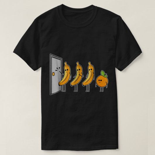 T-shirt Funny Banana Knock Knock Design (Design devant)