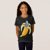 T-Shirt Funny Banana Shark Bananas Fruit Amoureux des anim (Devant entier)