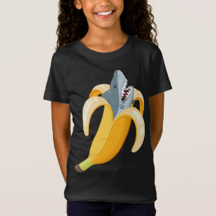 T-Shirt Funny Banana Shark Bananas Fruit Amoureux des anim