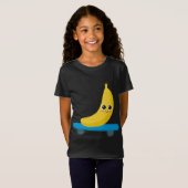 T-Shirt Funny Banana Skateboard Skaters Cadeau Femme Homme (Devant entier)