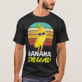 T-shirt Funny Banana Squad Retro Design (Devant)