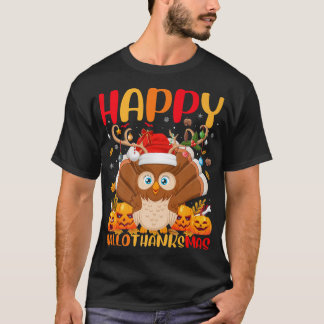 T-shirt Funny Barn Owl Bird Lover Happy Barn Owl HelloThan