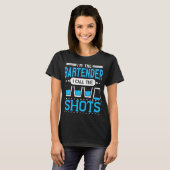 T-shirt Funny Bartender Call Shots Aspiring Professionnel (Devant entier)
