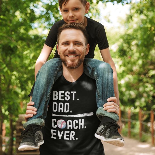 T-shirt Funny Baseball Dad Coach