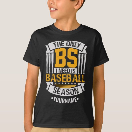T-shirt Funny Baseball Sarcasme (Devant)