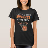 T-shirt Funny Basketball Puns 3 Points Garçons Filles Noël (Devant)